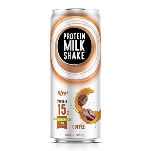 咖啡口味高蛋白奶昔 320ml细长罐