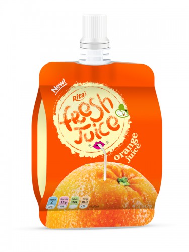100ml Pouch Orange Juice 