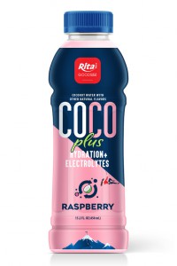 15.2 fl oz Pet Bottle Raspeberry Coconut water  plus Hydration electrolytes