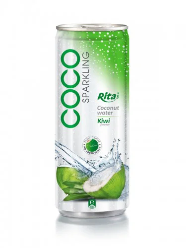 250ml Kiwi flavor Sparkling Coconut Water