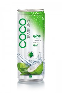250ml Kiwi flavor Sparkling Coconut Water
