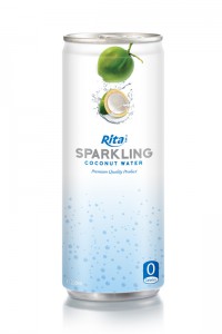 250ml Slim Alu Can Sparkling Coconut Water 3
