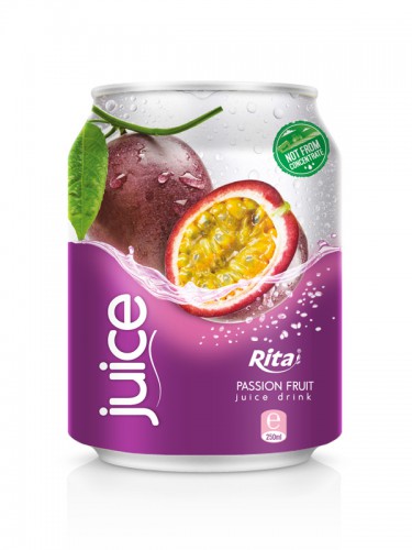 250ml alu can Passion Juice Drink