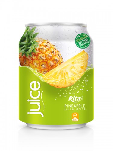 250ml alu can Pineapple Juice Drink