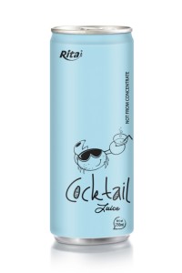 250毫升铝罐装鸡尾酒果汁