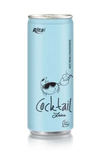 250毫升铝罐装鸡尾酒果汁