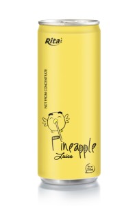 250毫升铝罐装菠萝汁