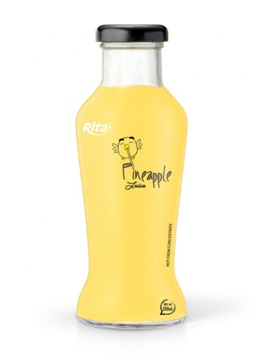 280ml glass bottle  Pineapple Juice