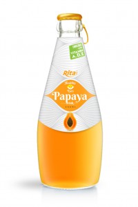 290ml glass bottle Papaya drink