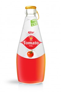 290ml glass bottle  Tomato drink