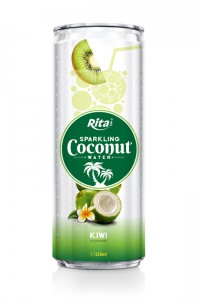 320ml Alu Can Kiwi Flavour Sparkling Coconut Water