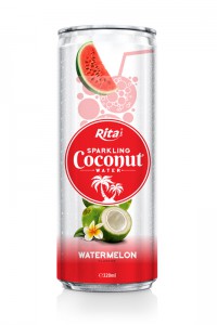 320ml Alu Can Watermelon Flavour Sparkling Coconut Water