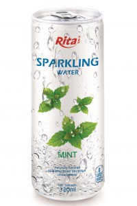 320ml Slim Can Mint Flavored Sparkling Water
