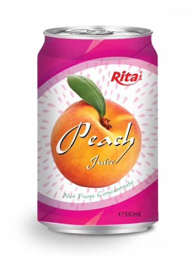 330ml Alu Can Peach Juice