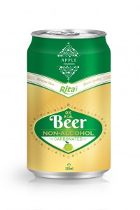 330ml Apple Flavour Carbonated Non-alcoholic Beer
