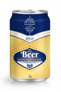 330ml Blueberry Flavour Carbonated Non-alcoholic Beer