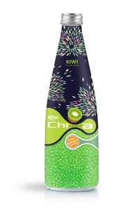 330毫升玻璃瓶装奇异果味奇亚籽饮料