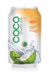 330ml Pineapple flavor Sparkling Coconut Water