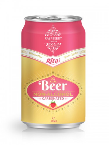 330ml Raspberry Flavour Carbonated Non-alcoholic Beer