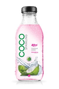 草莓味椰子苏打水