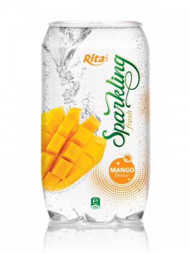 350ml Pet bottle Sparkling mango juice drink 