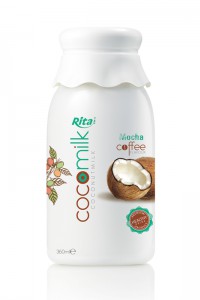 360ml PP bottle Coconut Milk with Mocha Coffee