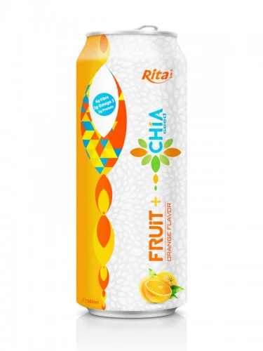 500ml Orange flavour Chia Seed Drink