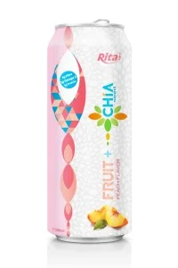 500毫升水蜜桃味奇亚籽饮料