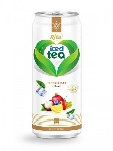 500ml aluminum can Super Fruits Flavor Iced Tea Drink 