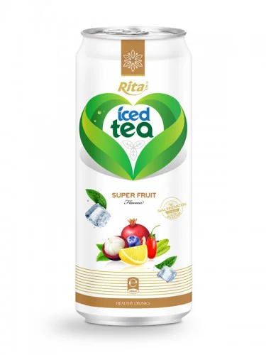 500ml aluminum can Super Fruits Flavor Iced Tea Drink 