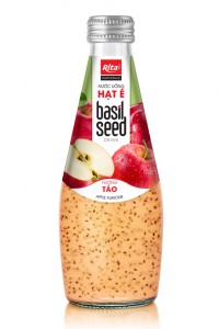 Basil seed drink with apple flavour 290ml