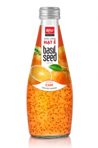 Basil seed drink with orange flvour 290ml