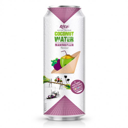 Coconut water with mangosteen flavour 500ml own brand