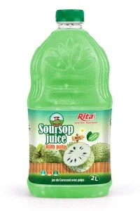 NFC Tropical Drink Soursop Fruit  Juice with Pulp 2L PET Bottle 1