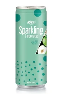 苹果味起泡碳酸饮料 250ml 细罐