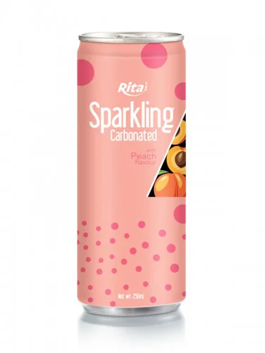 Sparkling Peach Fruit Flavor Drink