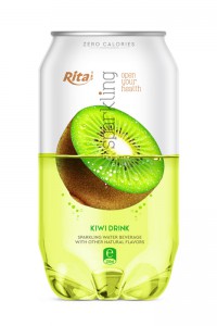 Sparkling kiwi drink