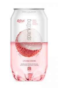 Sparkling lychee drink
