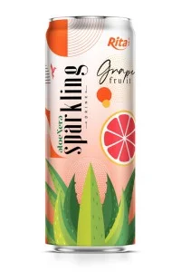 供应商芦荟果汁闪闪发光的葡萄果味饮料