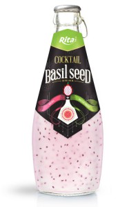 cocktail flavor with basil seed 290ml  1