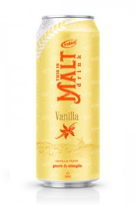 malt drink with vanilla flavor 500ml 