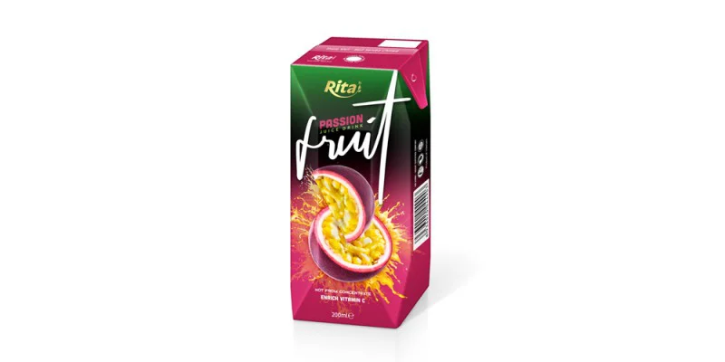 private label products fruit pasion juice in aseptic