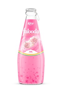 最佳品质 290ml 玻璃瓶 Falooda 玫瑰味