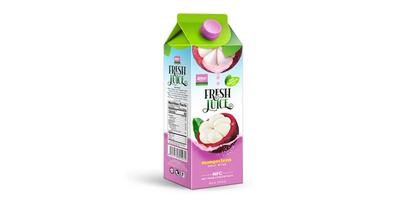 wholesale Paper Box 1L mangosteen juice