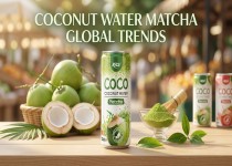 柠檬味抹茶茶饮产品展示图，融合新鲜柠檬、优质抹茶与现代饮品包装设计，展现清新健康的即饮茶饮特色。
