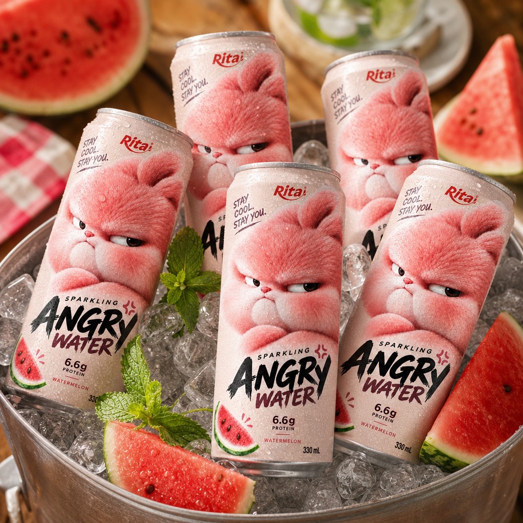 气泡蛋白饮料席卷华人市场：西瓜风味的差异化突围之路 - Image 1