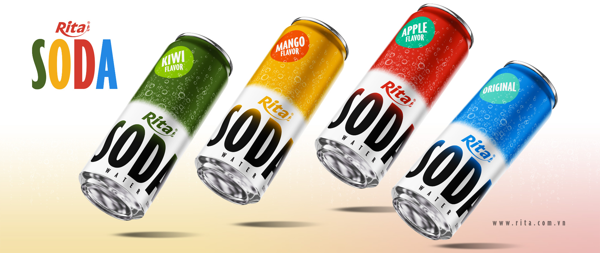 Sparkling Mango Soda Water Drink 320ml Can Poster 2