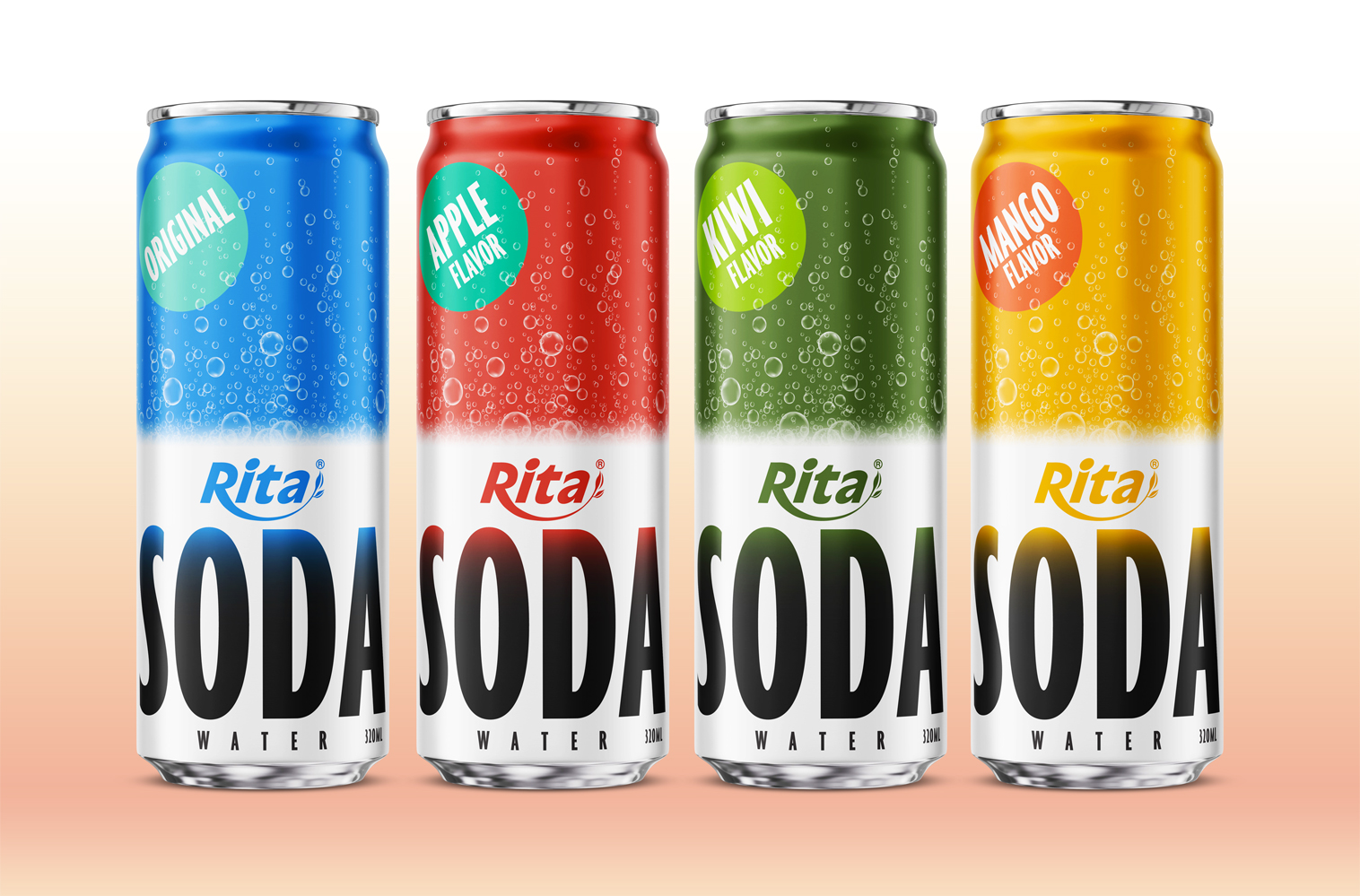 Sparkling Mango Soda Water Drink 320ml Can Poster 1