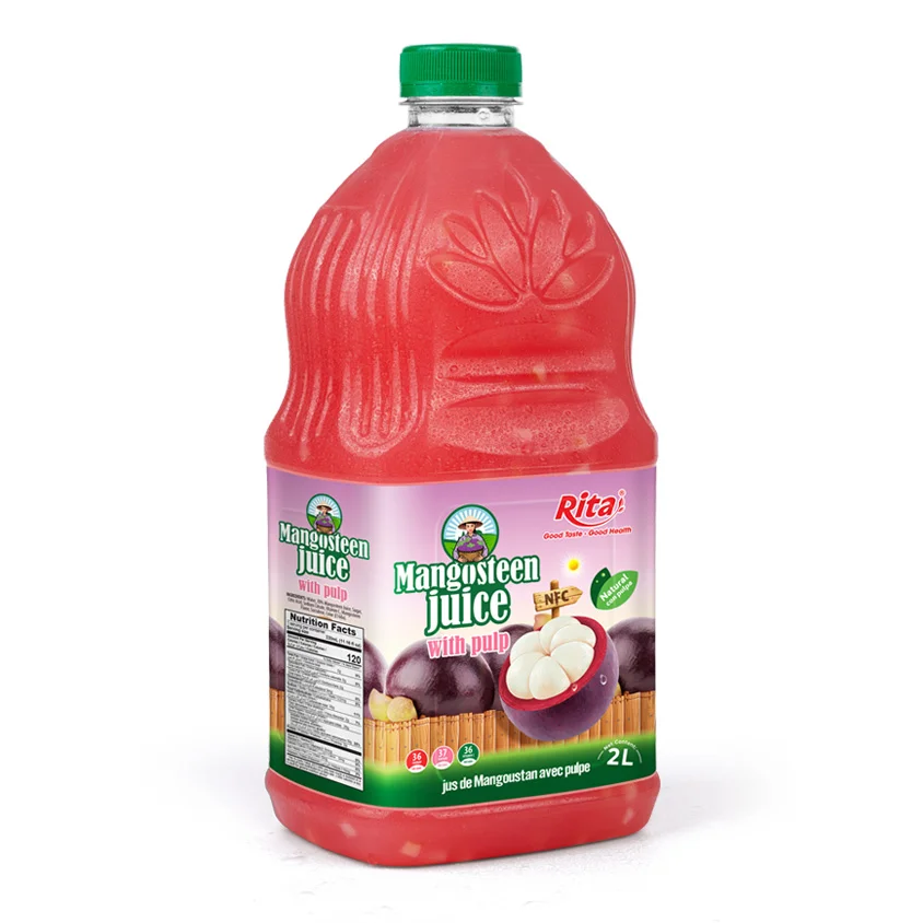 NFC Tropical Drink Mangosteen Fruit Juice with Pulp 2L PET Bottle