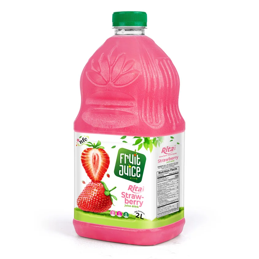 Rita NFC Strawberry Juice Drink 2L PET Bottle